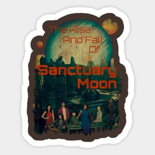 Sanctuary Moon Crack art Sticker